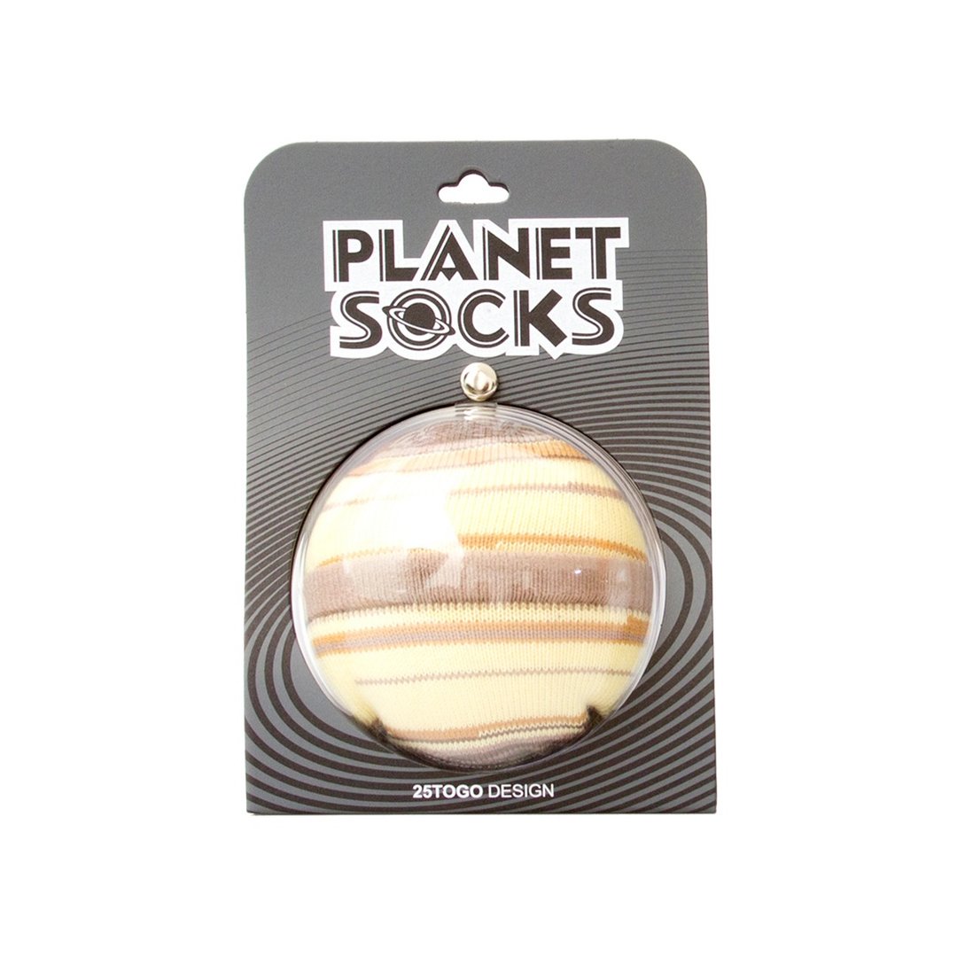 PLANET SOCKS 土星袜 - 袜子 - 棉 黄色