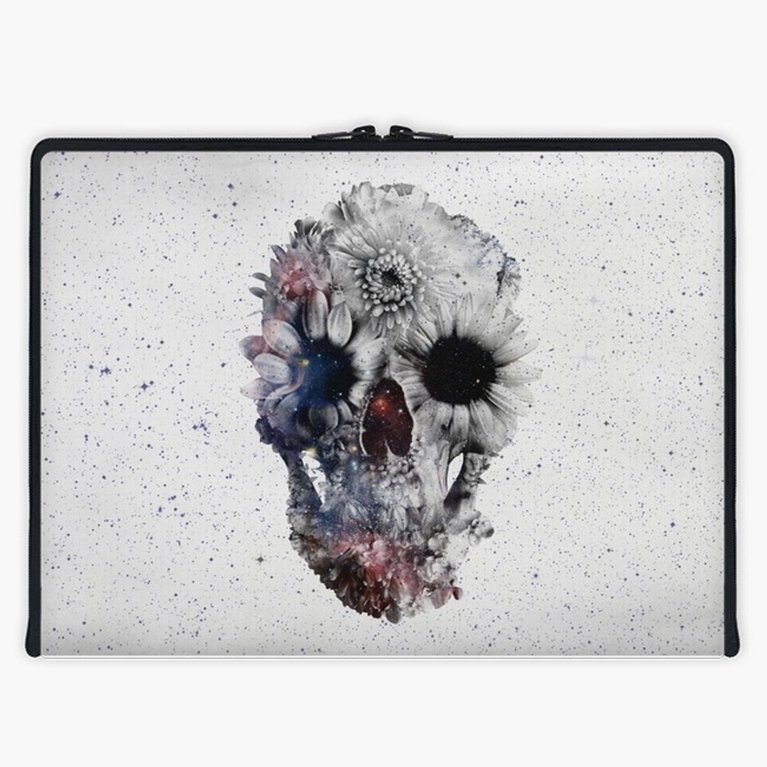 Axis - 全开式防水笔电包 - Floral Skull - 电脑包 - 防水材质 