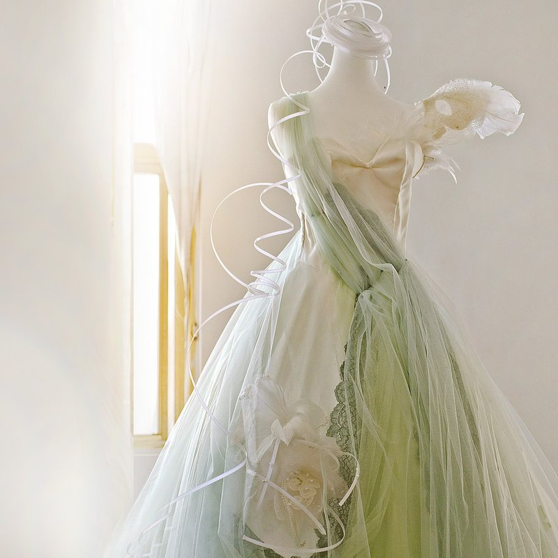 Sally F.Li高级订制服--Natual Queen Elizabeth订制婚纱/wedding - 晚装/礼服 - 其他材质 