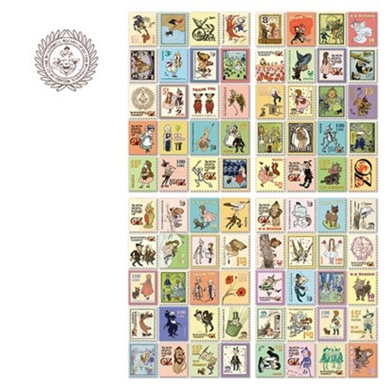 Dessin x 7321 Design-桃乐丝迷你邮票贴纸组,7321-67779 - 贴纸 - 纸 多色