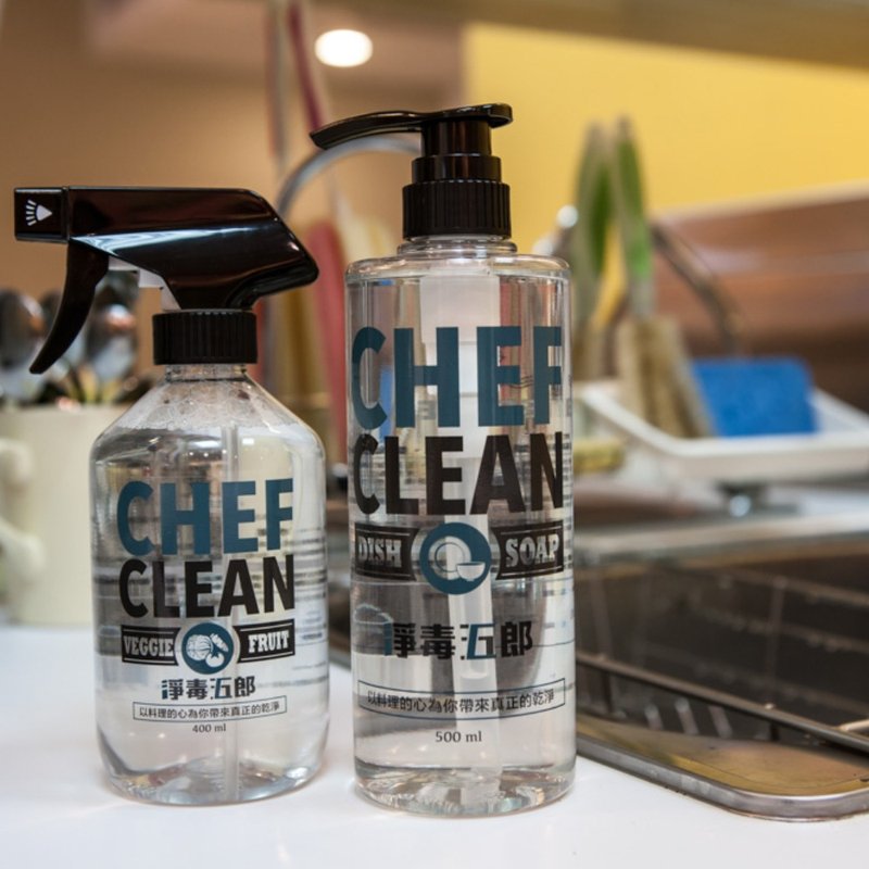 净毒五郎 碗盘蔬果清洁组(蔬果x2,碗盘x2) - 其他 - 其他材质 银色