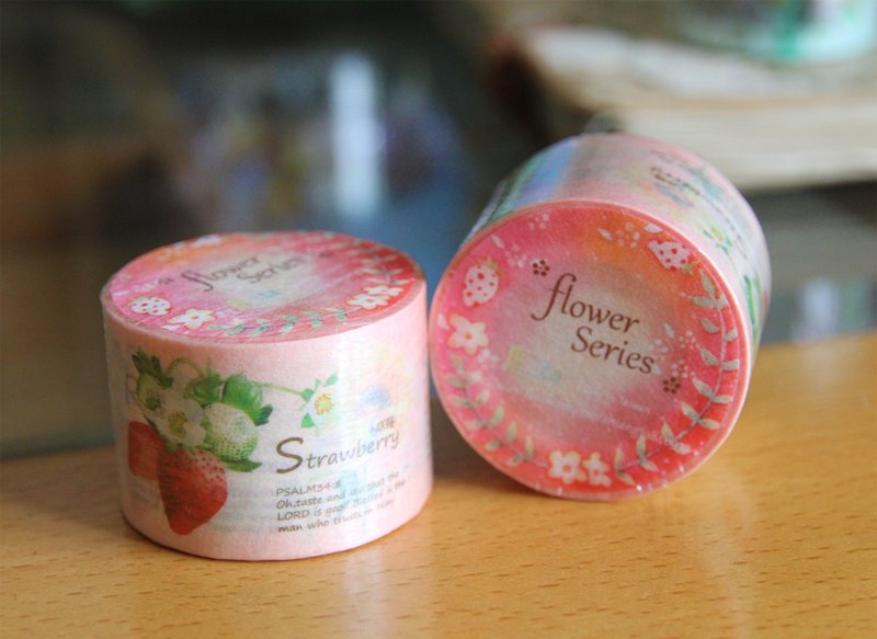 湘 手绘花卉系列纸胶带第三回 - 纸胶带 - 纸 多色