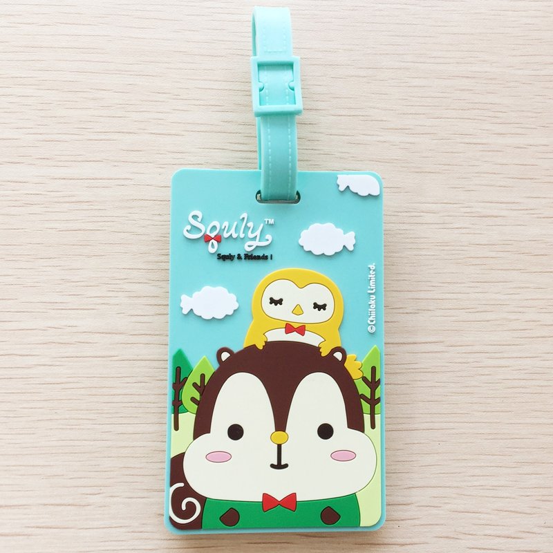 Squly & Owky PVC 软胶行李牌 (D022SQS) - 行李吊牌 - 塑料 蓝色