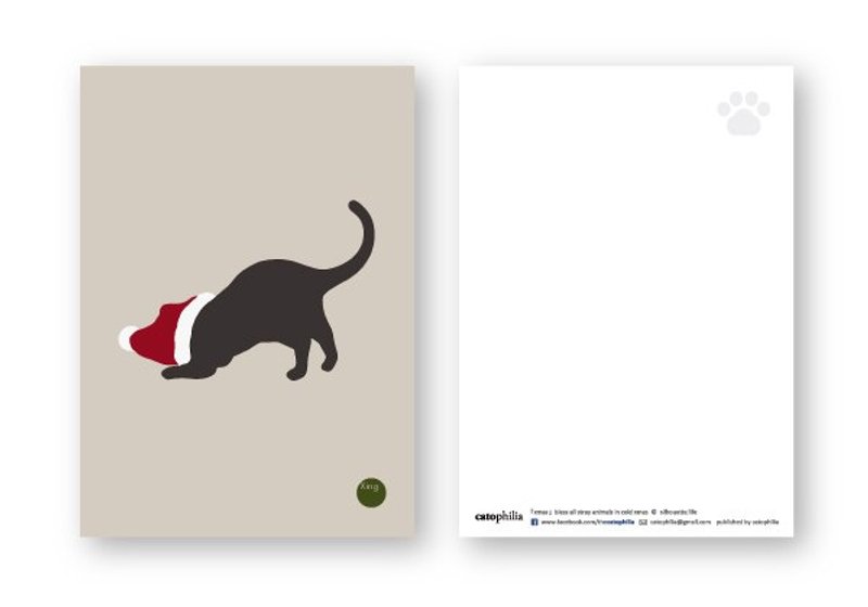 silhouette life 剪影生活明信片 - 圣诞节 - 卡片/明信片 - 纸 红色