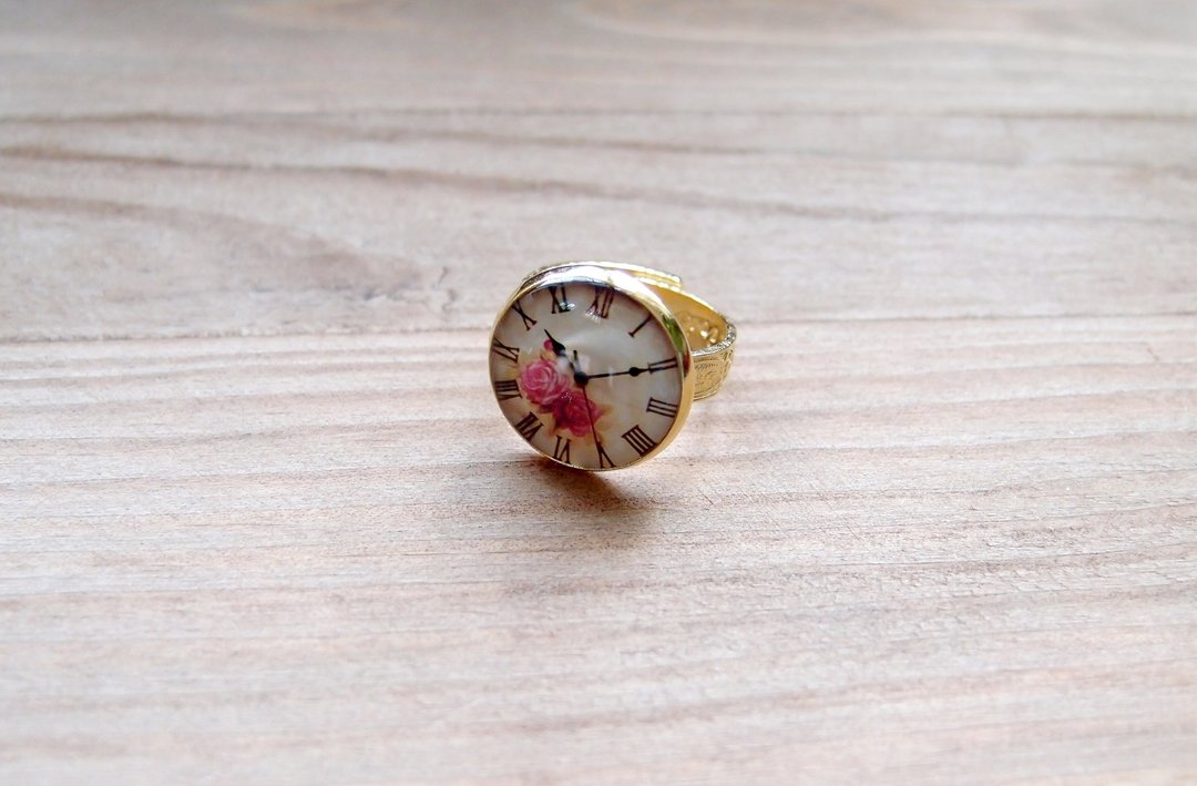 My Favorite Things｜Vintage Rings｜复古时钟戒指 - 戒指 - 其他金属 金色