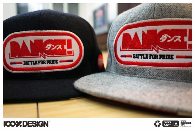 ★舞力全开软式野球帽(黑灰双色)★ - 帽子 - 棉．麻 灰色