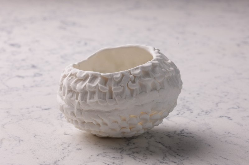 顾上翎 小小花球杯 - 茶具/茶杯 - 其他材质 白色