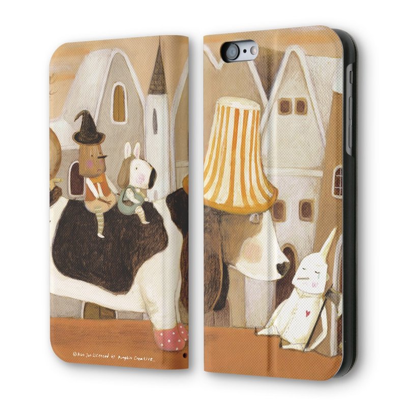 AppleWork iPhone 6/6S Plus  翻盖式皮套：结局之一 PSIB6P-023 - 手机壳/手机套 - 真皮 卡其色