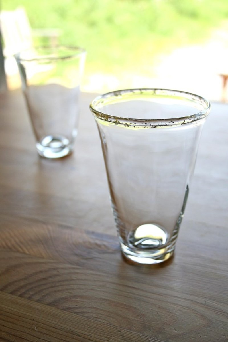 金箔手工吹玻璃杯 - 玻璃杯 - 玻璃 