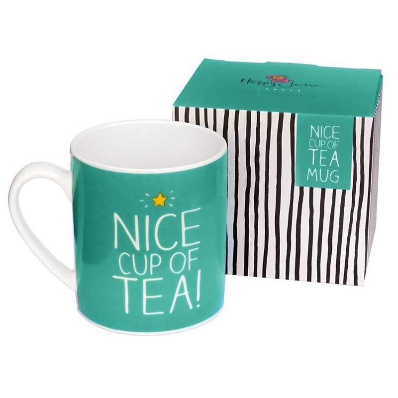 [SUSS] 英国Happy Jackson彩色文字马克杯＿绿色---包邮优惠中 - 咖啡杯/马克杯 - 其他材质 绿色