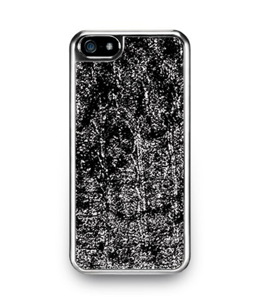 iPhone 5s 星灿压纹玻纤复合材料背盖-亮银色 - 手机壳/手机套 - 塑料 灰色