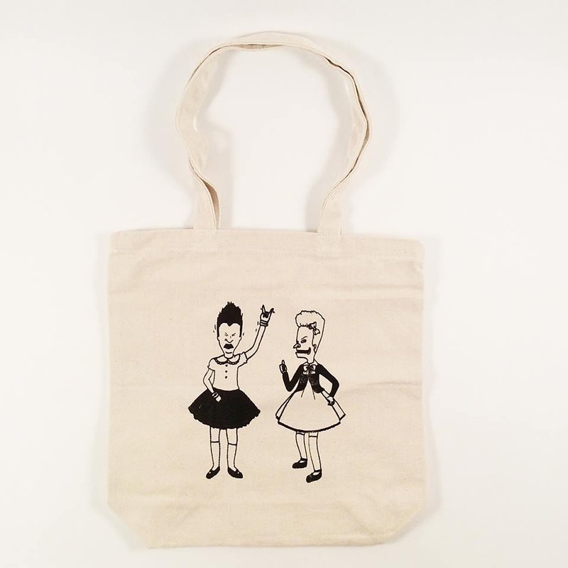 瘪四与大头蛋 购物袋 - 侧背包/斜挎包 - 其他材质 白色