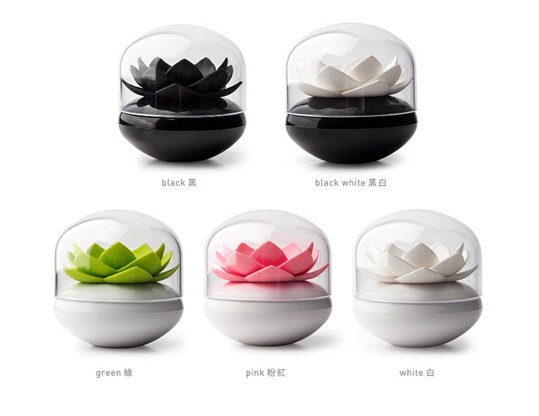 【福利品特卖】QUALY 莲花好棒 - 棉棒盒 - 其他 - 塑料 黑色