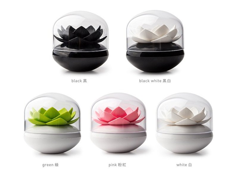 【福利品特卖】QUALY 莲花好棒 - 棉棒盒 - 其他 - 塑料 黑色