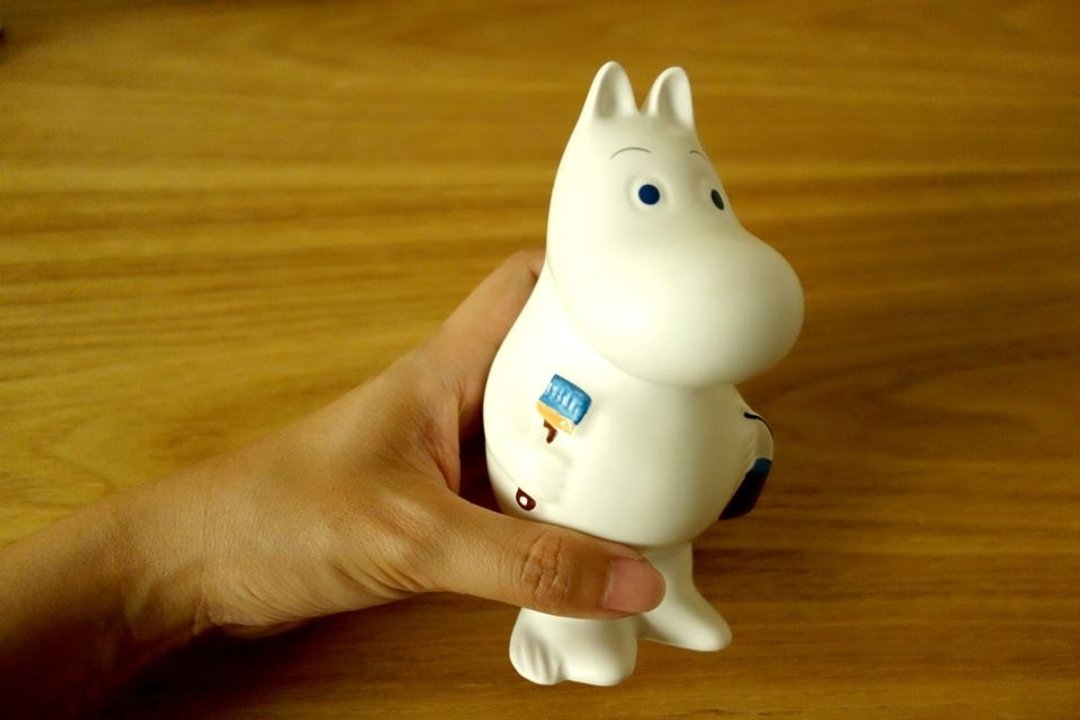 Arabia moomin刷油漆陶瓷偶 - 花瓶/陶器 - 其他材质 白色