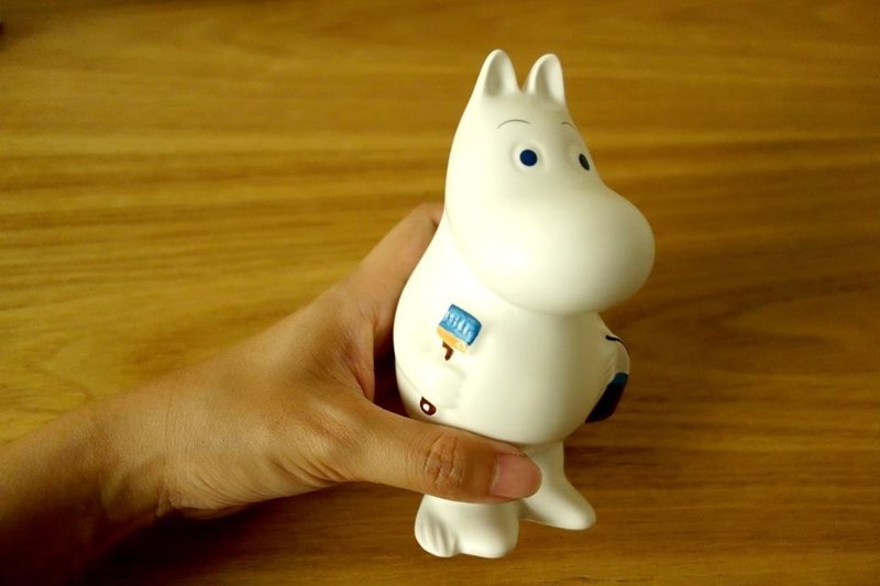 Arabia moomin刷油漆陶瓷偶 - 花瓶/陶器 - 其他材质 白色