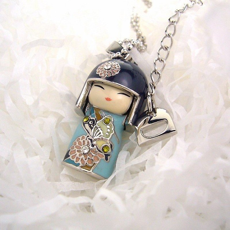 情人 Kimmidoll 施华洛世奇 经典幸福爱链/项链6.Honoka创意奇想 - 项链 - 其他金属 蓝色