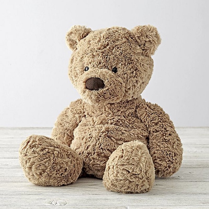 Bartholomew Bear 36cm 熊麻吉 大头熊仔 - 玩偶/公仔 - 聚酯纤维 金色