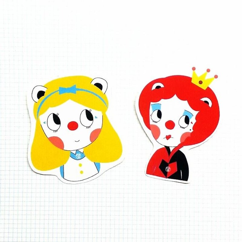 贴纸.Alice组合包 - 贴纸 - 纸 多色