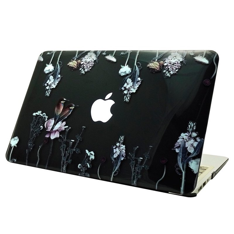 手绘爱情系列-爱 是自由/黑-盈萱--MacbookPro/Air13寸,AB06 - 平板/电脑保护壳 - 塑料 黑色