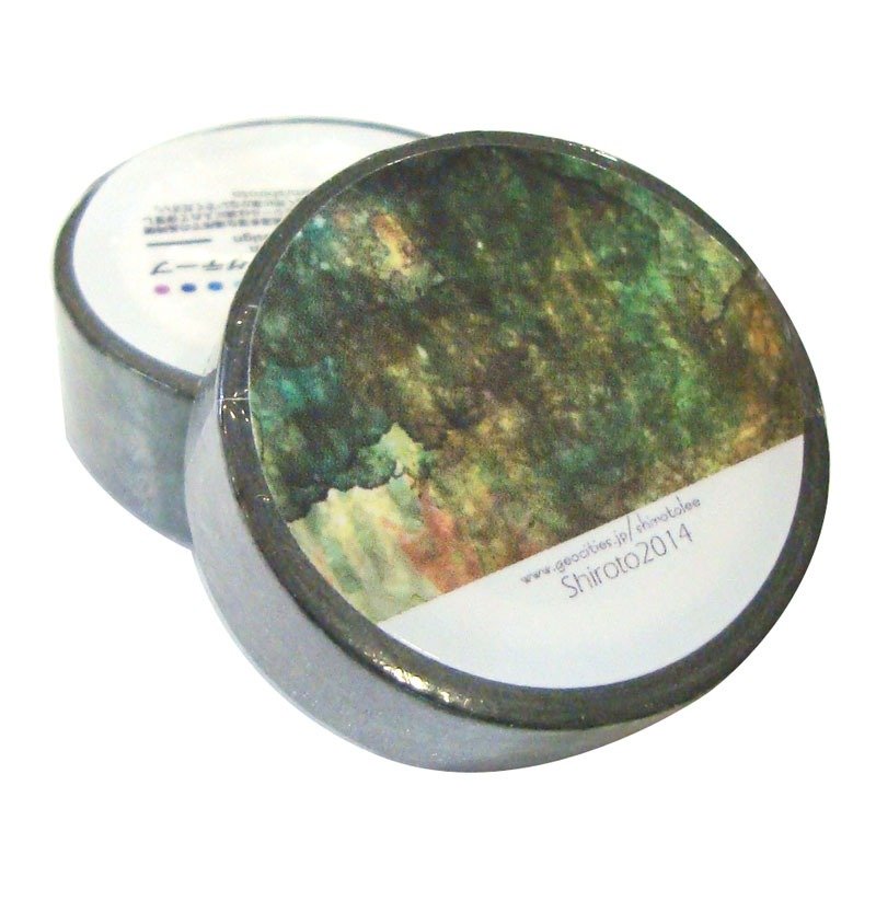 (复刻)里彩星-绿-纸胶带 - 纸胶带 - 纸 绿色