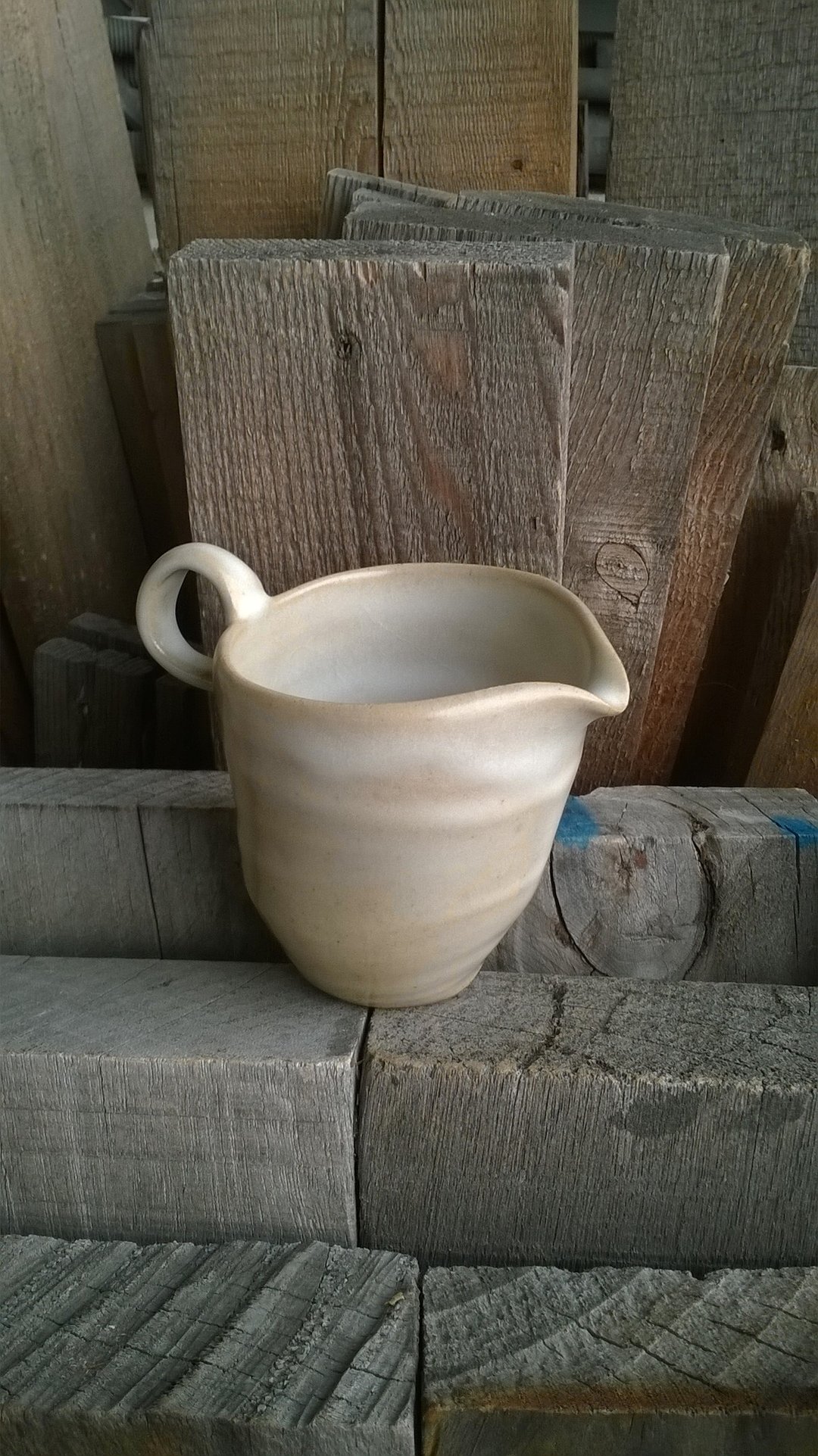 享茶单品-不对称淡白-有耳茶海/公杯/匀杯/茶盅 - 茶具/茶杯 - 其他材质 白色