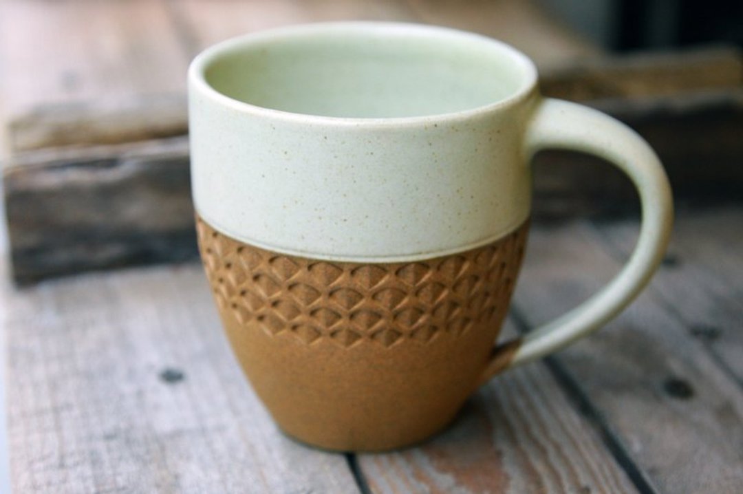 素烧马克 pure mug - 咖啡杯/马克杯 - 其他材质 卡其色