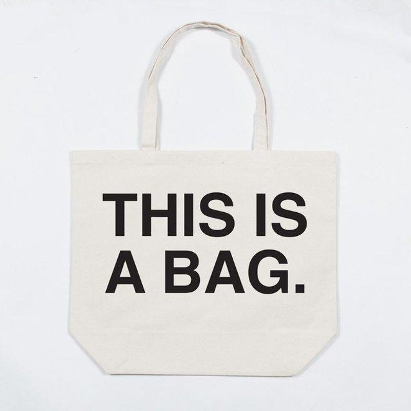 THIS IS A BAG. Tote bag canvas Tcollector - 手提包/手提袋 - 棉．麻 多色
