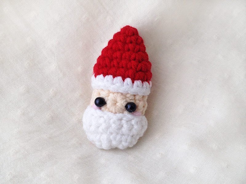 圣诞老人-针织磁铁 - 冰箱贴/磁贴 - 其他材质 红色