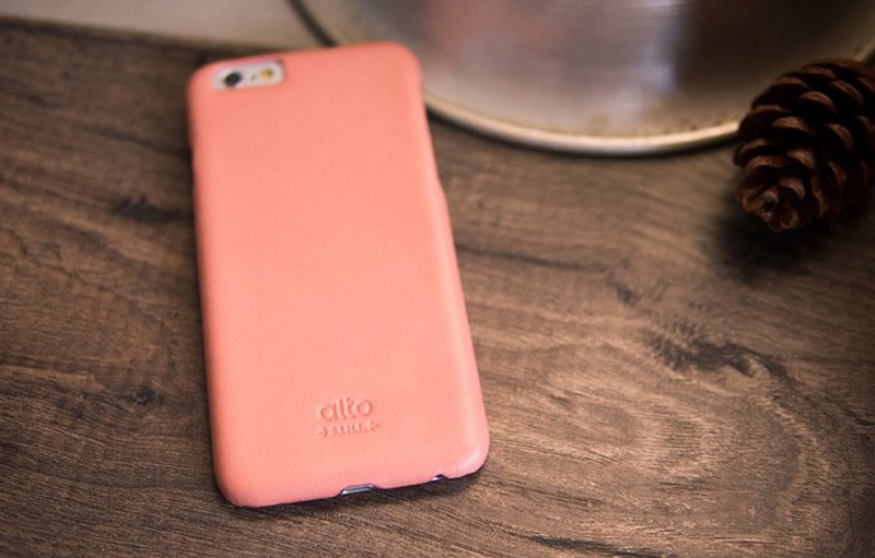 【轻微瑕疵品】alto iPhone 6 Plus/6S Plus 真皮手机壳背盖， Original - 粉红 皮革 保护套 Leather Case - 手机壳/手机套 - 真皮 粉红色