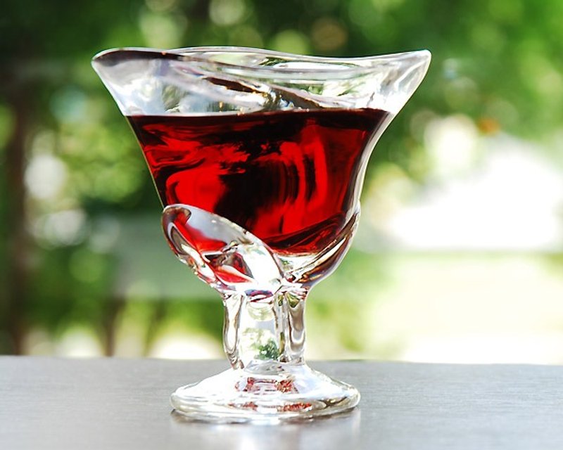 暮暮 晃影玻璃酒杯 - 其他 - 玻璃 白色