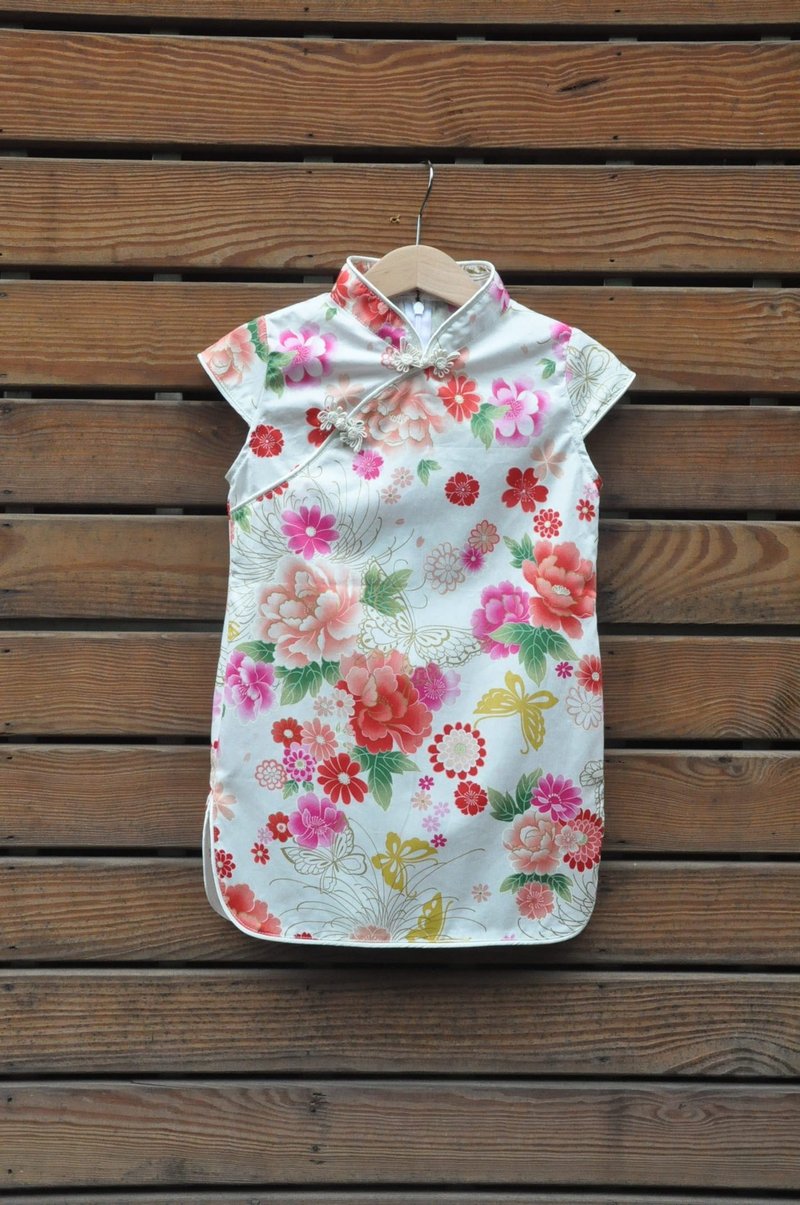 Angel Nina 手作订制儿童旗袍 白 - 其他 - 棉．麻 白色