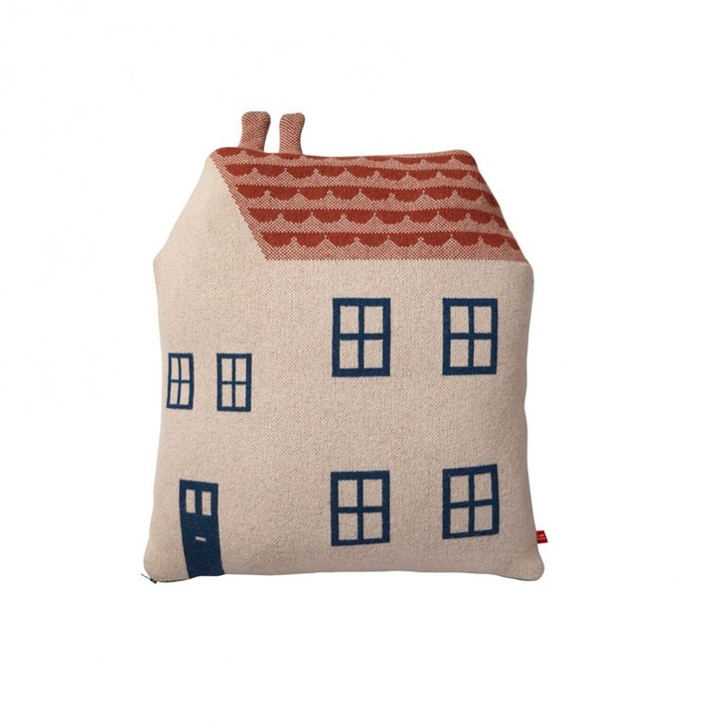 【冬季特卖】Giant House 纯羊毛抱枕 | Donna Wilson - 枕头/抱枕 - 羊毛 卡其色