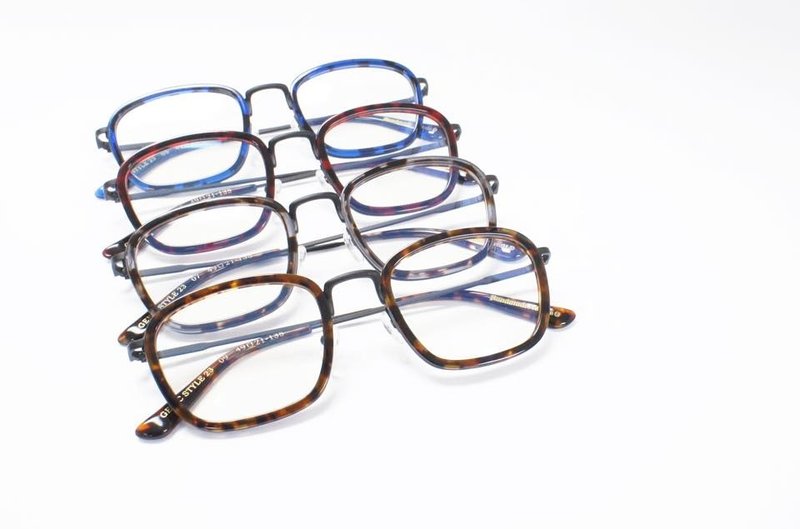 [清货特价] 手工制作 限量复古金胶混合眼镜方框 - 眼镜/眼镜框 - 塑料 灰色