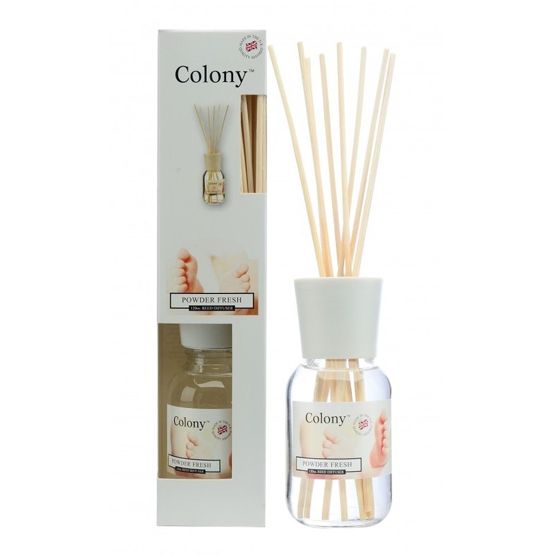 【Wax Lyrical】英伦香氛Colony系列-爽身粉 120ml - 香薰/精油/线香 - 玻璃 白色