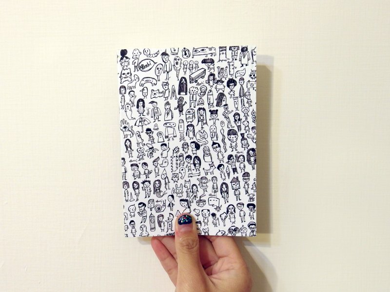 微醺斑比 缤纷派对系列笔记本 006人山人海 - 笔记本/手帐 - 纸 白色