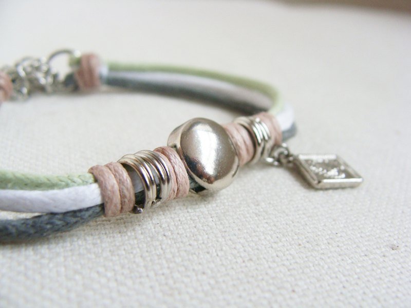 ＜SEnoRA创作手链＞雷木思-银 - 手链/手环 - 其他材质 