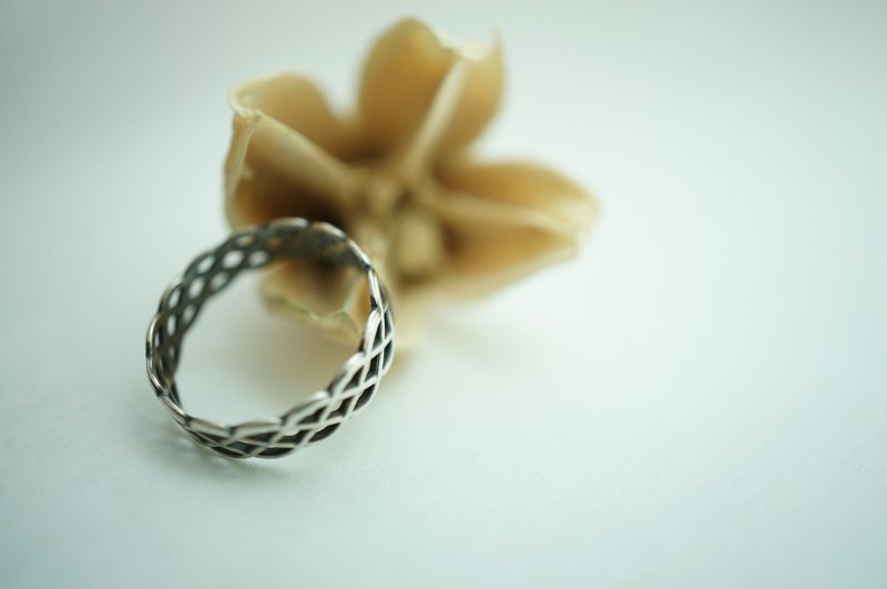 【janvierMade】❤ 浪漫派 纯银戒指 l 极简纯银戒指 l 匠心设计手作 - 戒指 - 其他金属 