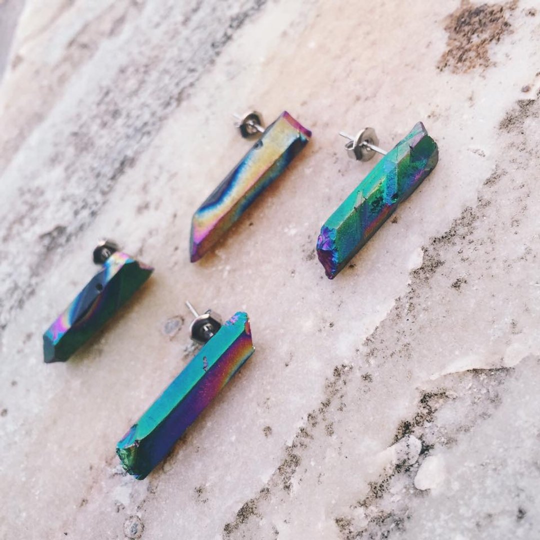 宇宙系列 - the universe - earrings - 耳环/耳夹 - 其他金属 