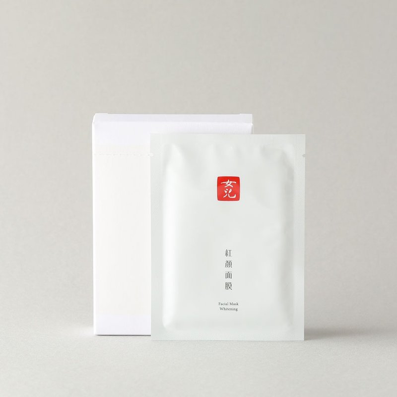 红颜面膜 l 美白保养、干性及混合性肌肤 - 面膜/冻膜 - 其他材质 红色