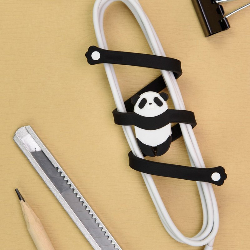 福利品-熊猫│缠线器│硅胶创意礼品 - 收纳用品 - 硅胶 多色