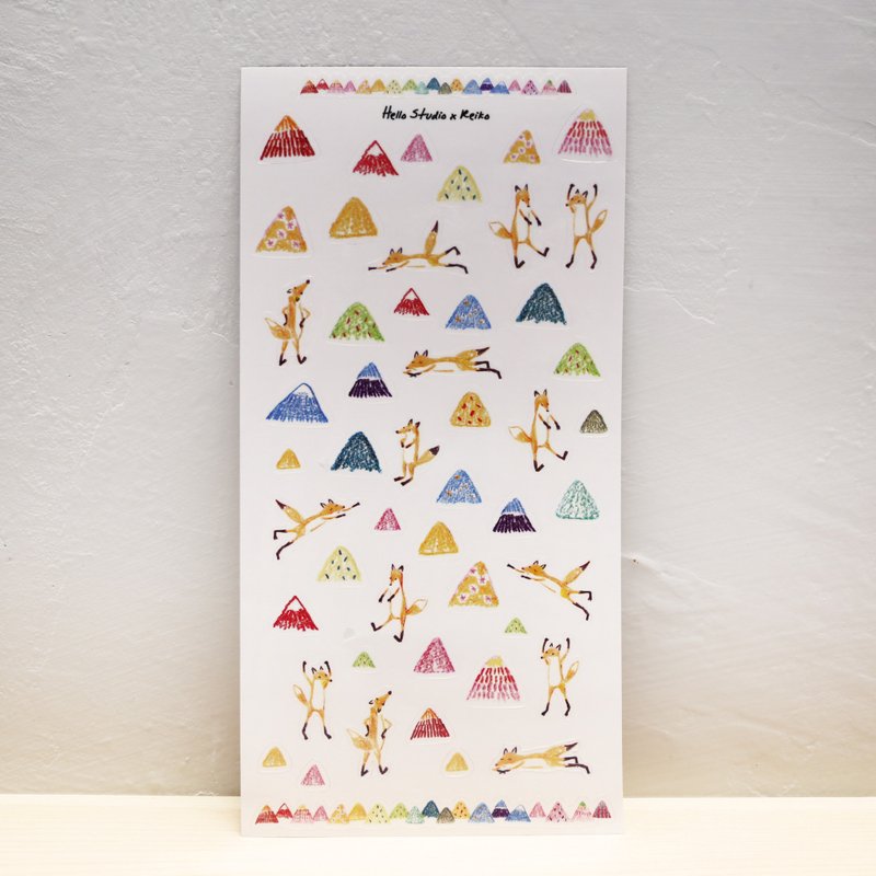 森林狐狸小贴纸 - 贴纸 - 塑料 多色