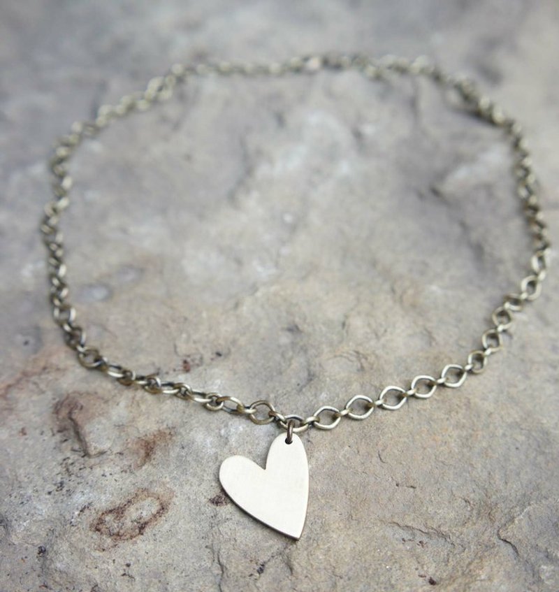 Lulu 系列宠物项链-Cuore - 项圈/牵绳 - 其他金属 金色