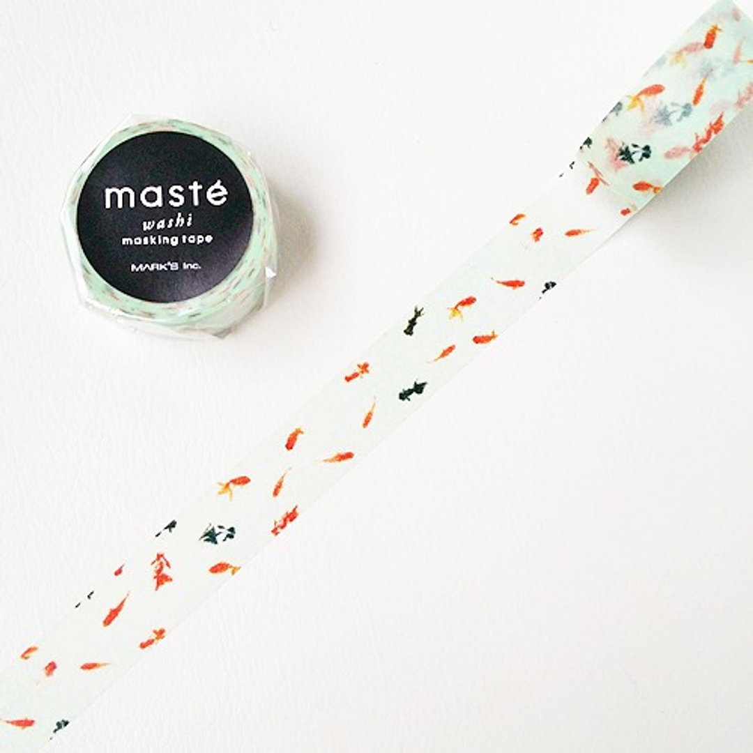 maste 和纸胶带 Multi．Japan【金鱼(MST-MKT87-A)】 - 纸胶带 - 纸 多色