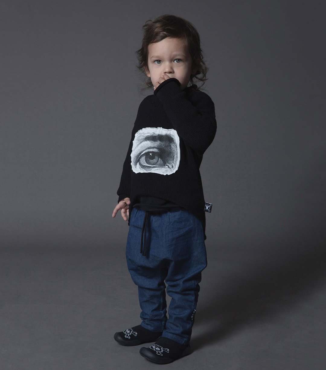 2015秋冬潮牌NUNUNU 素面飞鼠库/ woven baggy pants - 其他 - 纸 蓝色