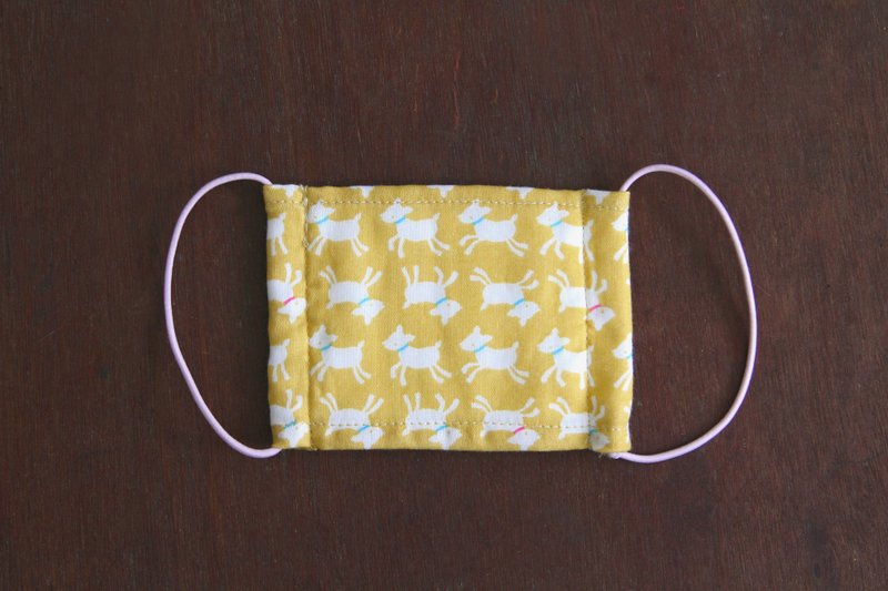 bibieveryday 儿童纱布口罩 / 小羊 - 围嘴/口水巾 - 其他材质 黄色