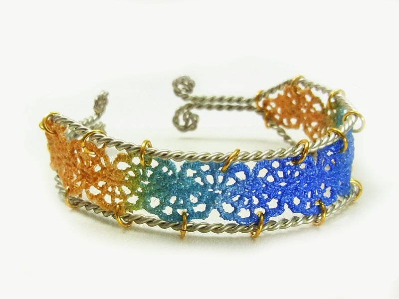 经典梵谷 窄版水蕾丝手镯 - 手链/手环 - 其他材质 