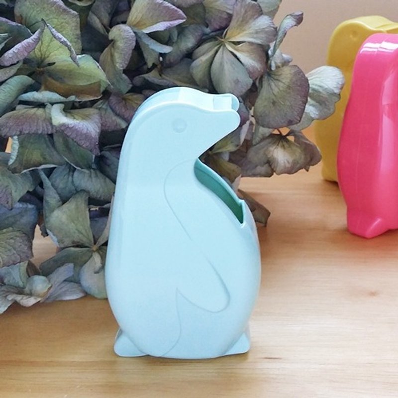 NICHIBAN 企鹅先生 胶带台【薄荷绿 (CT-15PMG)】 - 其他 - 塑料 绿色