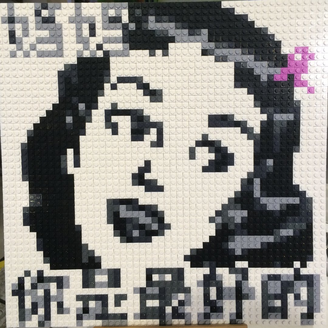 订制专属乐高化积木画 40x40cm - 订制画像 - 塑料 