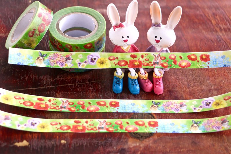 Aloha 和纸胶带 花间 - 纸胶带 - 纸 多色